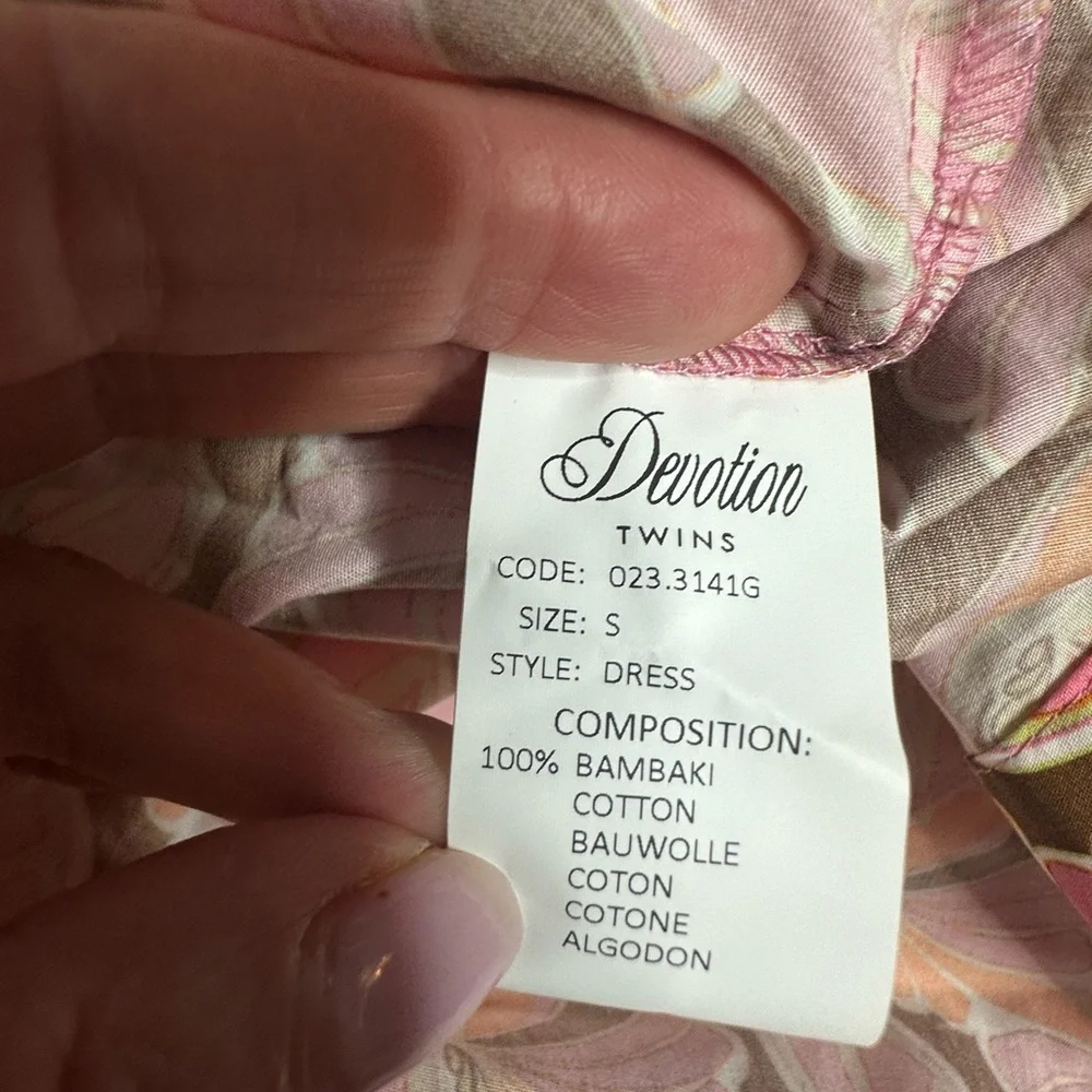 NWT Anthro x Devotion Twins Kotronas Vibrant Floral Polished Cotton Midi Skirt S - Picture 14 of 14